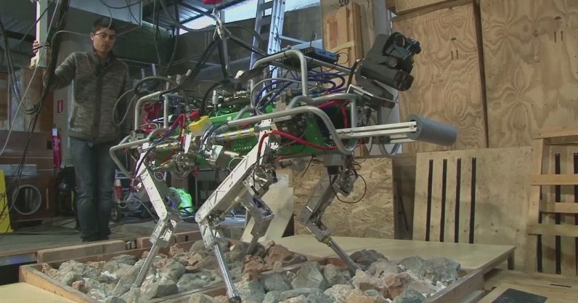 İtalyan Teknoloji Enstitüsü'nün dört ayaklı robotu: HyQ