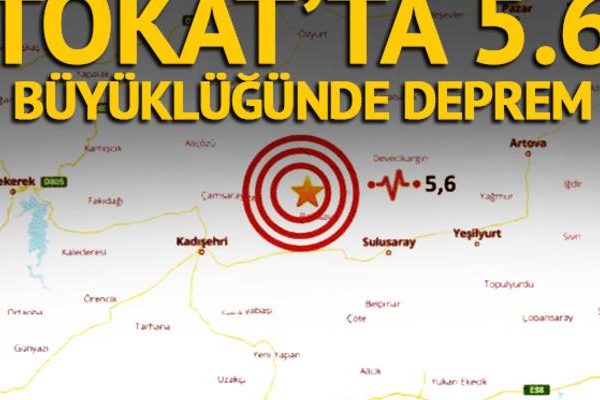 Tokat'ta 5.6 büyüklüğünde deprem!  Samsun'da, Sivas'ta, Kayseri'de, Çorum'da da duyuldu: Açıklamalar birbirini takip etti, ilk görüntüler geldi: “Köydeki bazı evler yıkıldı” (son AFAD-Kandilli depremi)