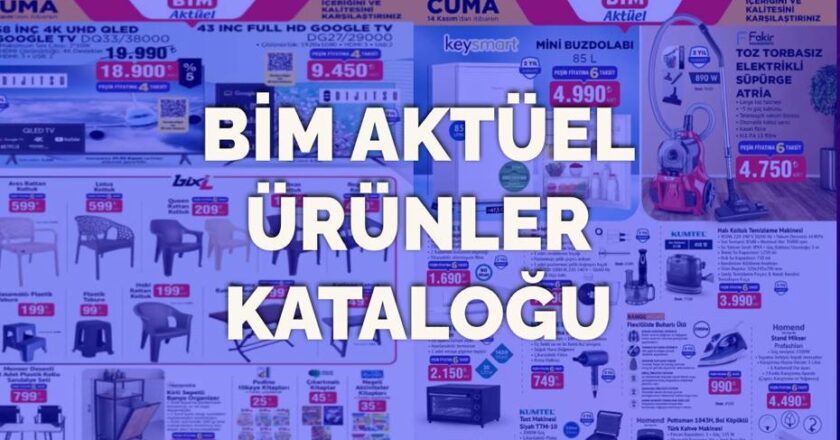 BİM 14 Kasım Cuma Aktüel Ürünleri: Süpürge, Ütü, Televizyon, Masa ve Kahve Makinesi Satışta!